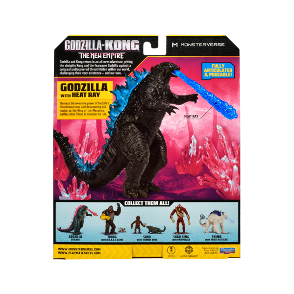 Ігрова фігурка Godzilla vs Kong Ґодзілла до еволюції, з променем, 15 см (35201) - Pampik - 5