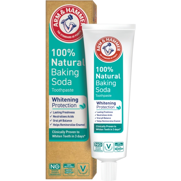 Зубна паста Arm&Hammer 100% Natural Baking Soda Toothpaste, 75 мл - Pampik