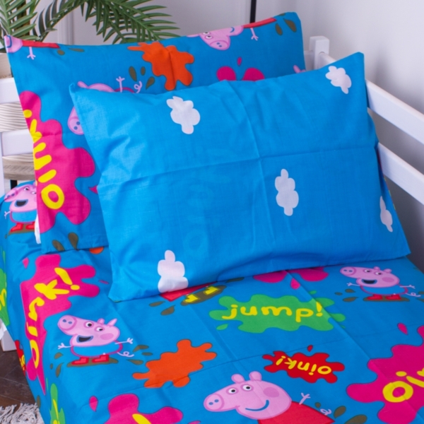 Комплект постільної білизни MirSon Kids Time 17-0507 Peppa, дитячий - Pampik - 7