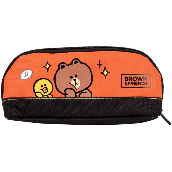 Пенал мягкий Yes PH-25-2 Line Friends, 20х6х10 см, оранжевый (533506) - Pampik - 3