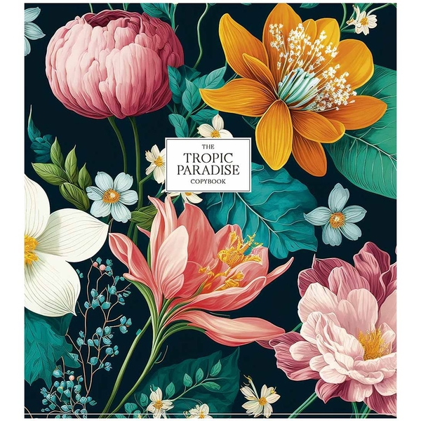 Набір зошитів Школярик Tropic paradise, в клітинку, 96 аркушів, УФ-лак, 5 шт. (096-3254K) - Pampik - 4