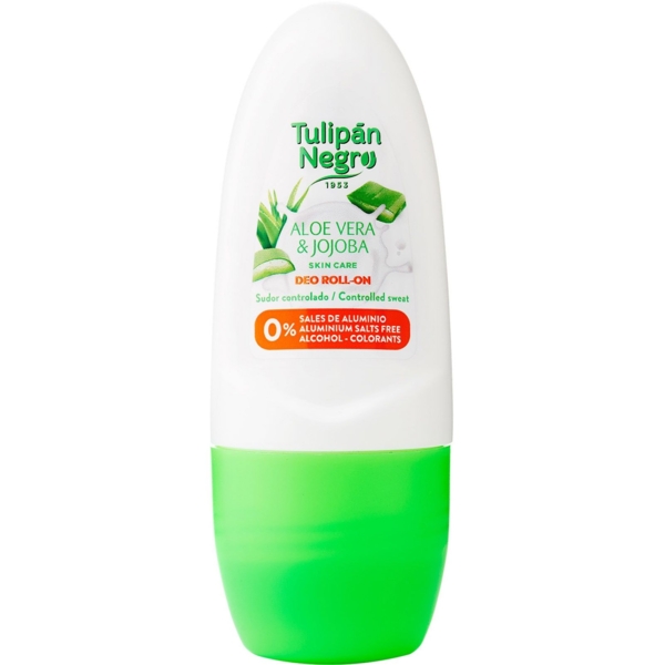 Дезодорант кульковий Tulipan Negro Алое Вера та жожоба, 50 мл - Pampik