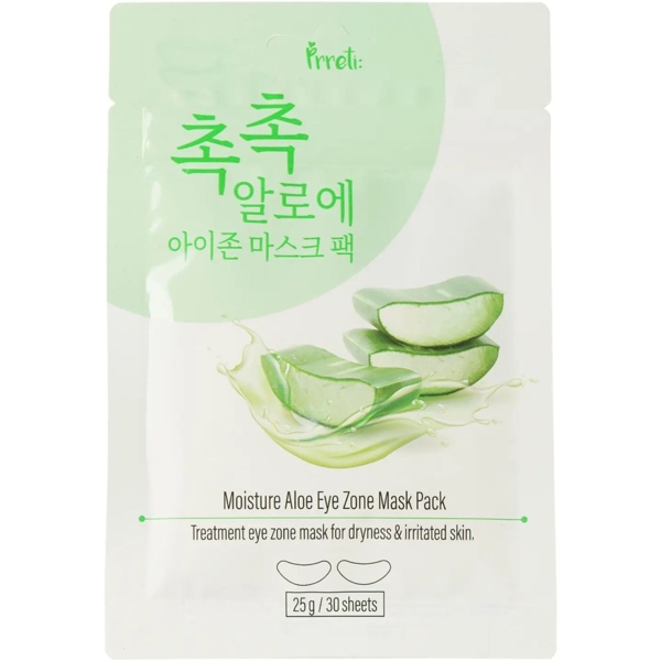 Патчи для зоны под глазами Preti Moisture Aloe Eye Zone Mask Pack 30 шт. - Pampik