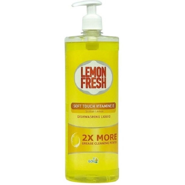 Рідина для миття посуду Lemon Fresh 1л жовта - Pampik