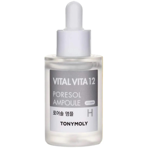 Сыворотка для лица Tony Moly Vital Vita 12 Poresol Ampoule Уход за порами, 30 мл - Pampik