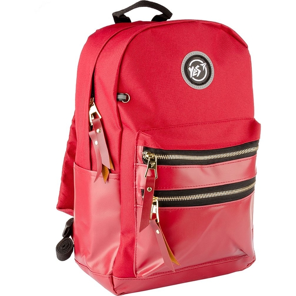 Рюкзак молодежный Yes T-100 Double, бордовый (558402) - Pampik - 2