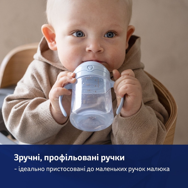 Кружка-непроливайка Lovi Моя перша кружка з носиком, 150 мл, блакитний (35/358) - Pampik - 11