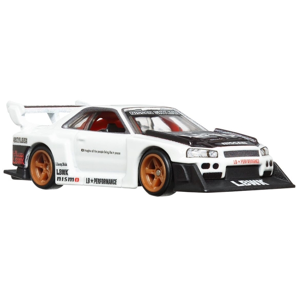 Автомодель Hot Wheels Boulevard Nissan Skyline Super Silhouette LB-ER34 біла з чорним (GJT68/HKF21) - Pampik - 3