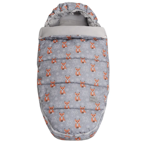 Конверт X-lander X-Cosy Art Winter Foxes, серый (90465) - Pampik