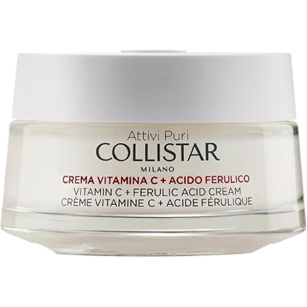 Крем для лица Collistar Pure Actives Vitamin C + Ferulic Acid, с витамином С и феруловой кислотой, 50 мл - Pampik