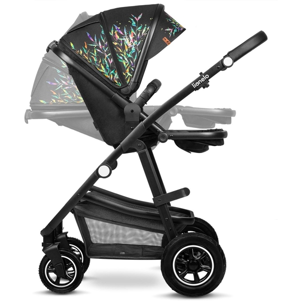 Коляска 3 в 1 Lionelo Amber Dreamin, чорна - Pampik - 10