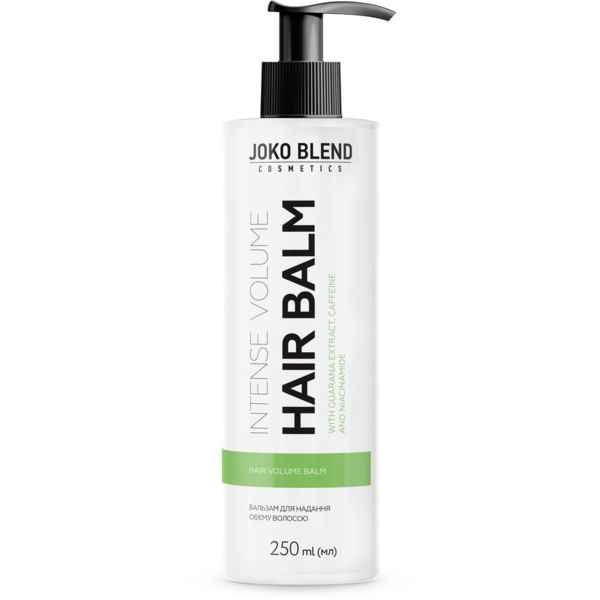Бальзам для надання об'єму волоссю Joko Blend Intense Volume, 250 мл - Pampik