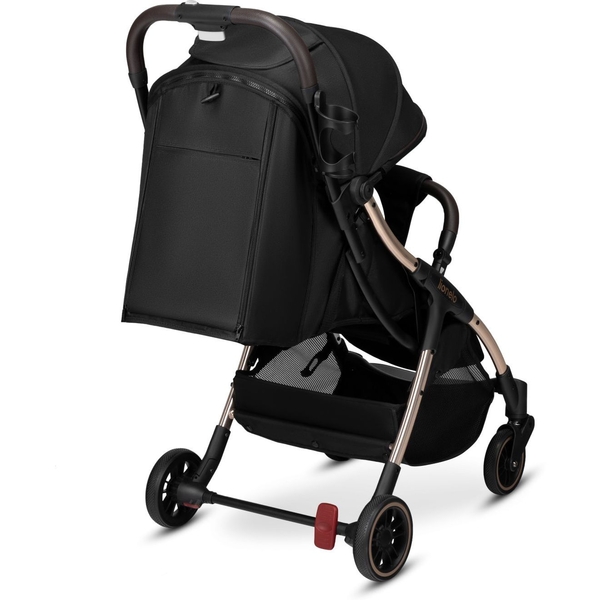Прогулянкова коляска Lionelo Julie One Black Gold, чорна (LO-JULIE ONE BLACK GOLD) - Pampik - 5