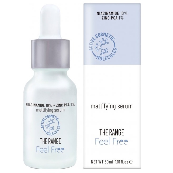 Сироватка для обличчя Feel Free Відновлююча з ніацинамідом та цинком, 30 мл - Pampik