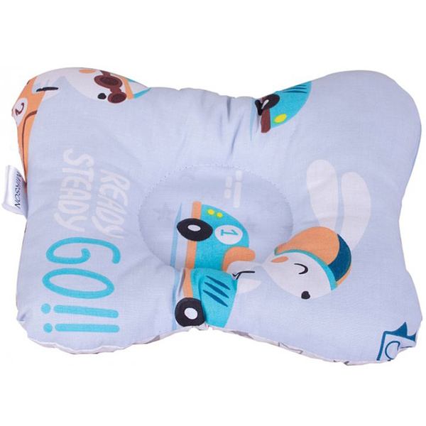 Подушка детская MirSon Бабочка Kids Time 18-0008 Bunny Races, антиалергенная, 20х27 см - Pampik