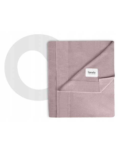 Ковдра Lionelo Bamboo Blanket Pink, 100х75 см, рожева (LO-BAMBOO BLANKET PINK) - Pampik - 6