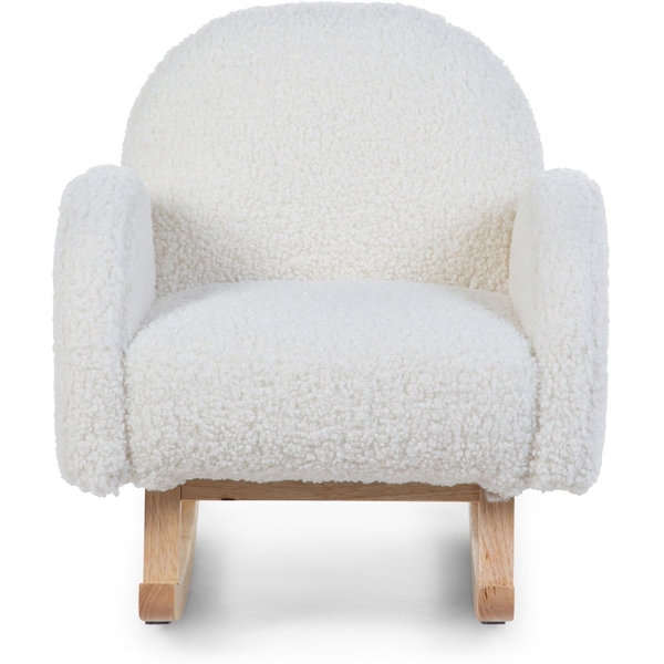 Крісло-гойдалка Childhome Teddy white, білий (RCKTOW) - Pampik - 3