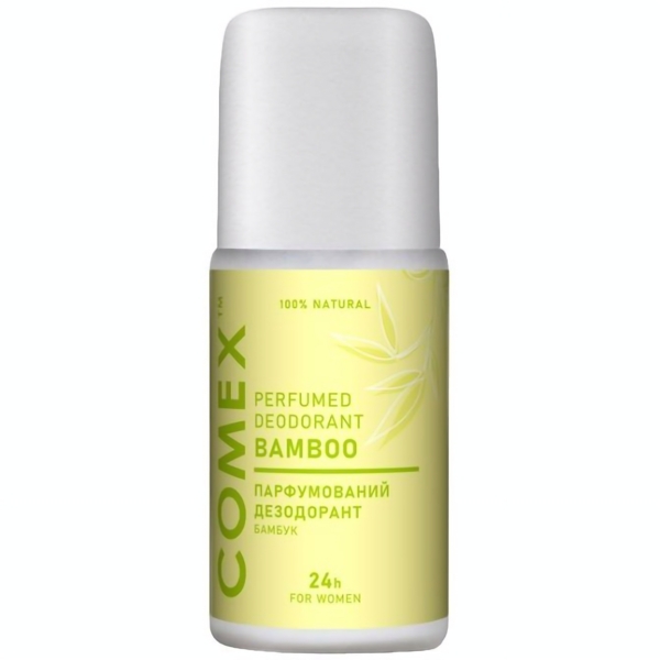 Дезодорант натуральний Comex Бамбук, кульковий, 50 мл - Pampik
