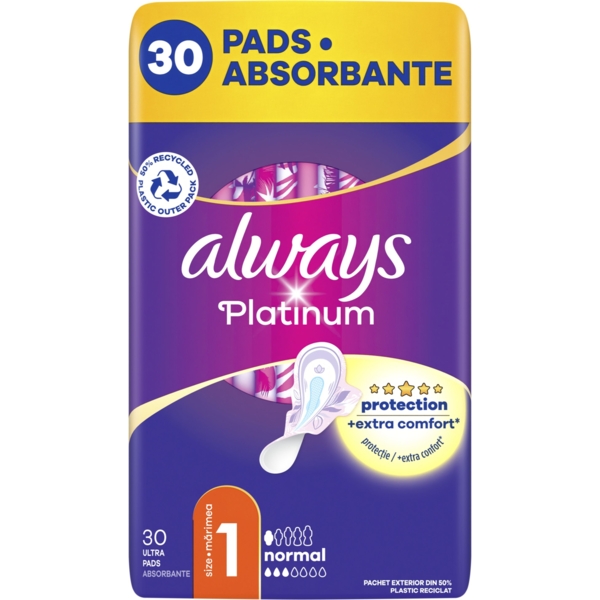 Гігієнічні прокладки Always Platinum Normal, 30 шт. - Pampik - 2
