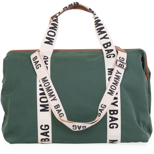 Сумка Childhome Mommy bag Signature - Canvas Green, зелений (CWMBBSCGR) - Pampik - 5