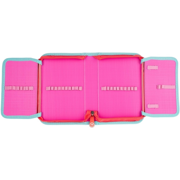 Пенал твердий Yes HP-04 Owls, 13х21х4 см, червоний (533346) - Pampik - 3