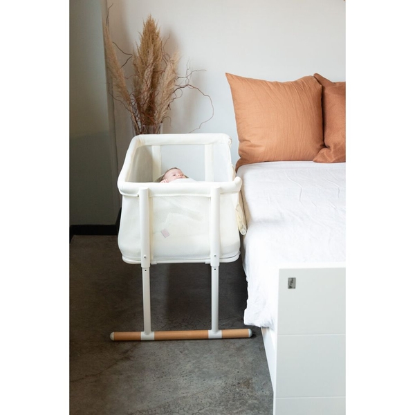 Дитяче ліжечко Childhome Evolux Bedside Crib 2 в 1, 97х64х85 см, білий (EVOBSCNW) - Pampik - 14
