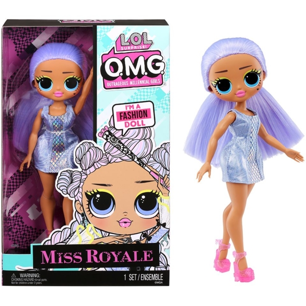 Лялька L.O.L. Surprise OPP OMG Місс Роял, 27 см (987710) - Pampik - 4