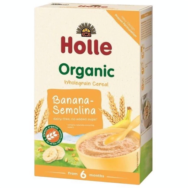 Каша безмолочна Holle Манна з бананом 250 г - Pampik