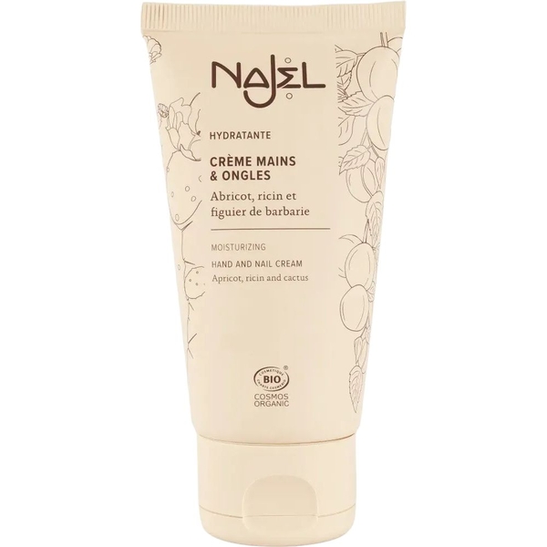 Крем для рук и ногтей Najel Moisturizing Hand And Nail Cream с абрикосом и кактусом 75 мл - Pampik