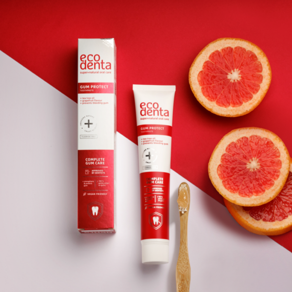 Зубна паста Ecodenta Expert Line для захисту ясен, з олією чайного дерева, 75 мл (4770001005538) - Pampik - 3