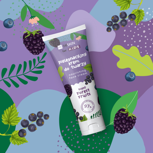 Крем для лица HiSkin Kids Nourishing Face Cream Лесные ягоды 60 мл - Pampik - 2