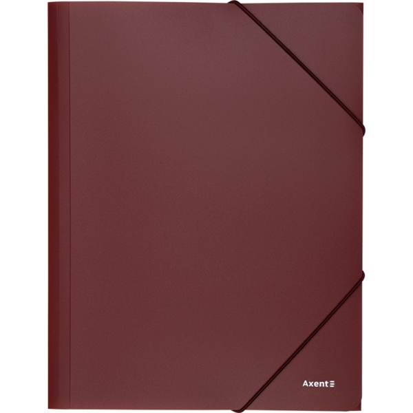 Папка на гумках Axent А4, бордова (1508-04-A) - Pampik
