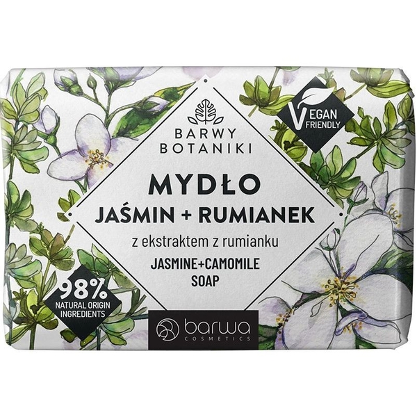 Мыло Barwa Barwy Botaniki Жасмин и ромашка, 100 г - Pampik
