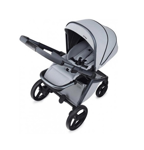 Универсальная коляска 2 в 1 Anex L-Type LT-10T frost, серая (25710) - Pampik - 4