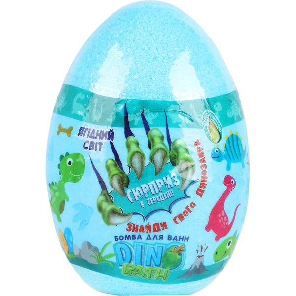 Бомба для ванн AquaShine DinoBath Ягідний світ, 145 г - Pampik