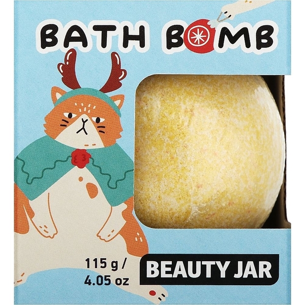 Бомбочка для ванни Beauty Jar Christmas Cat 115 г - Pampik