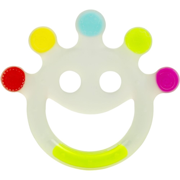Прорезыватель силиконовый Baby Team Веселое кольцо, с держателем - Pampik - 2