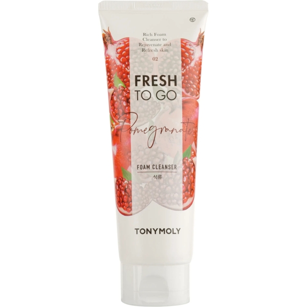 Пенка для умывания Tony Moly Fresh To Go Pomegranate Foam Cleanser Гранат 170 мл - Pampik