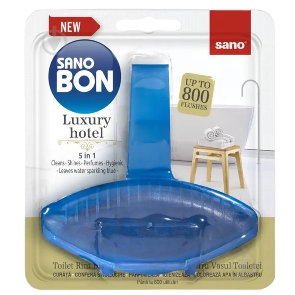 Туалетний блок для миття унітазу Sano Hotel Luxury, 55 г - Pampik