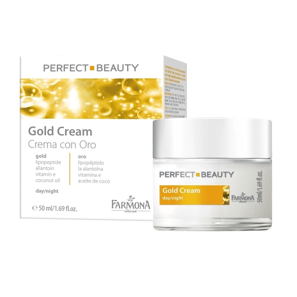 Крем омолаживающий для лица Farmona Perfect Beauty, с ионами золота, 50 мл (5900117009734) - Pampik