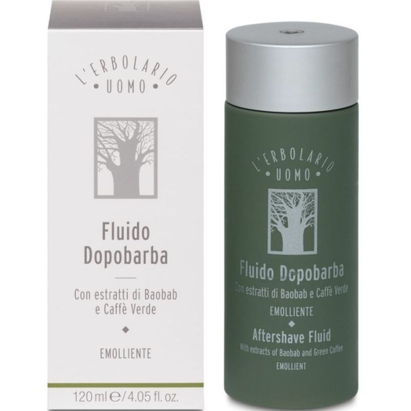 Жидкость после бритья L'Erbolario Fluido Dopobarba Uomo, с баобабом, 120 мл - Pampik
