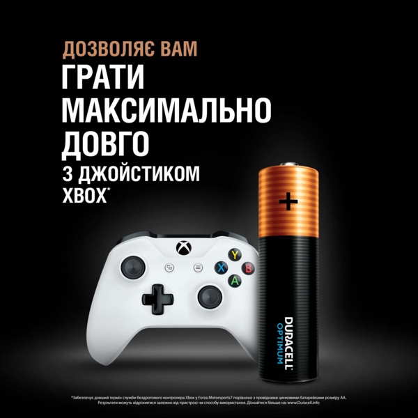 Щелочные батарейки пальчиковые Duracell Optimum 1.5 V, AA, LR6, 4 шт. (5000394158696) - Pampik - 6