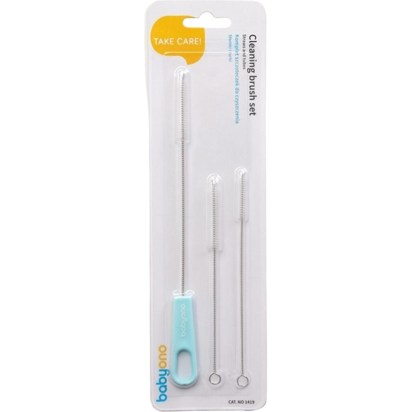 Ершики для чистки соломок и трубочек BabyOno, 3 шт. (1419) - Pampik - 2