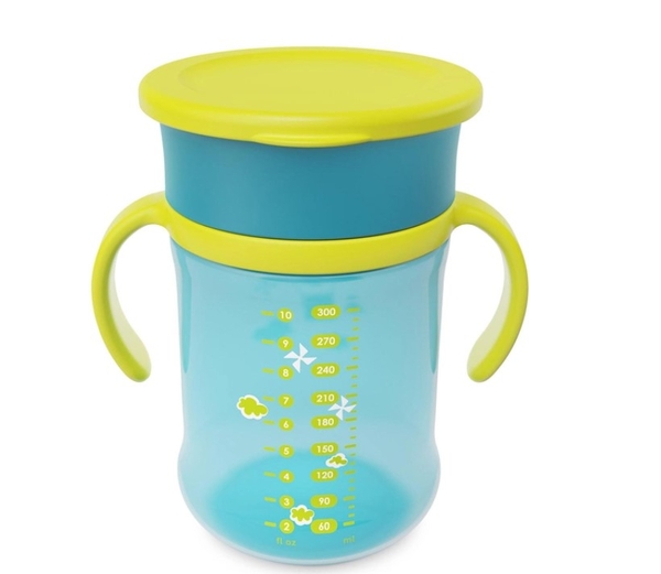 Чашка-непроливайка Baboo Transport 360°, 6+ мес., 300 мл, зеленая (8-135) - Pampik - 2