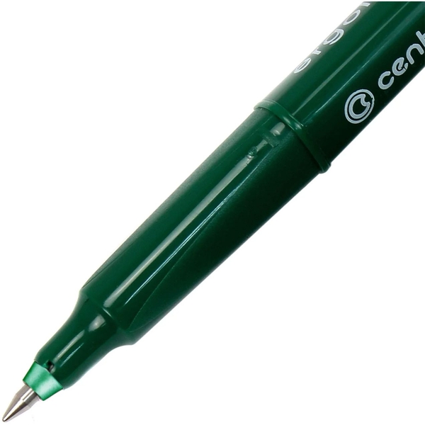 Ролер Centropen 4615 F ergoline 0.3 мм зелене чорнило зелений (4615/04) - Pampik - 2