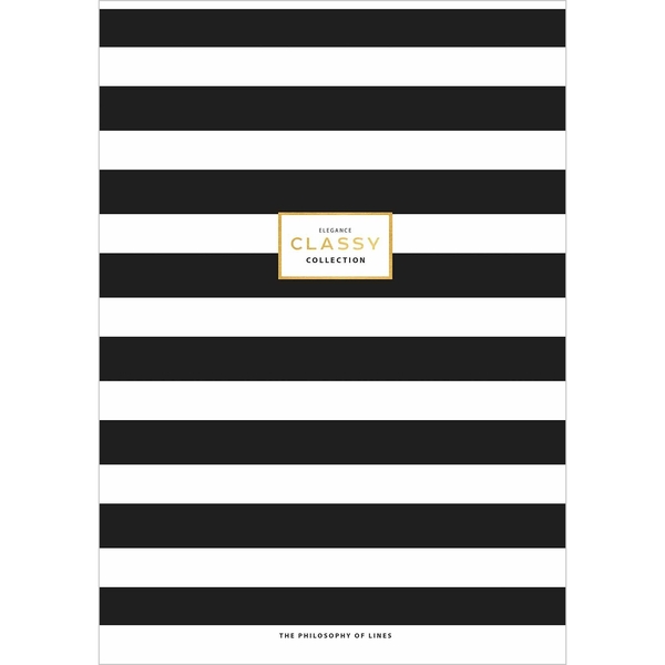 Тетрадь общая Student, А4, в клеточку, 40 л., черная с белым (A4-040-5215K) - Pampik