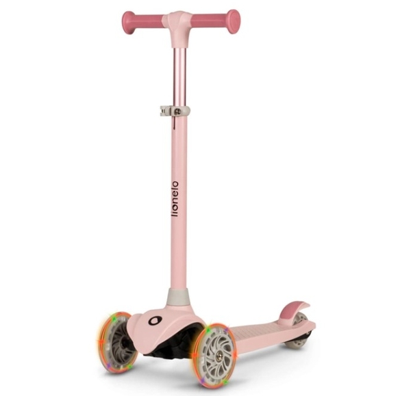 Дитячий самокат Lionelo Jessy Pink/Rose, рожевий - Pampik - 3
