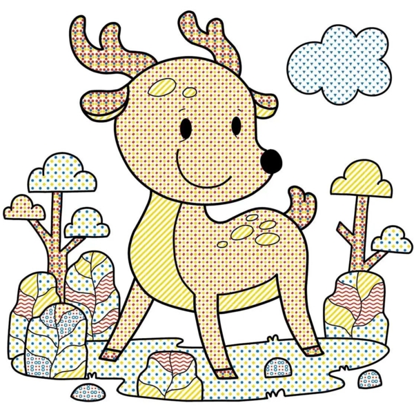 Водяні розмальовки Талант Лісові тварини (8w-forestanim) - Pampik - 2