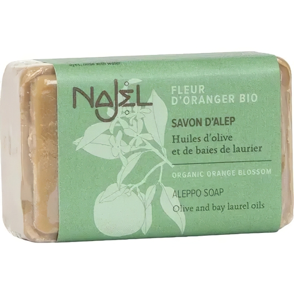 Алеппское мыло Najel Aleppo Soap Organic Orange Blossom с апельсином 100 г - Pampik