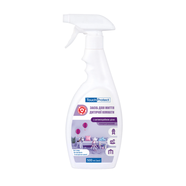 Засіб для миття дитячої кімнати Touch Protect з антимікробною дією, 500 мл - Pampik